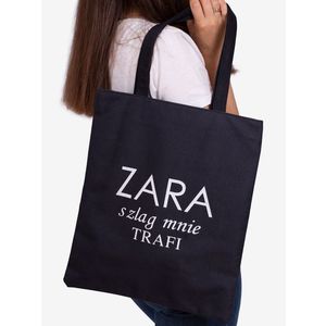 Fabric bag for women Shelvt black obraz