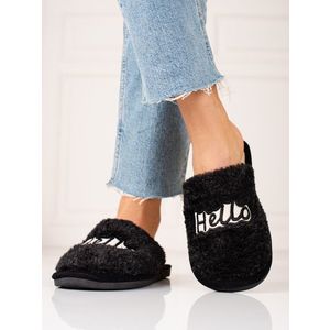 Women's slippers Shelvt black obraz