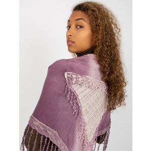 Dámský fialový mušelínový šátek obraz
