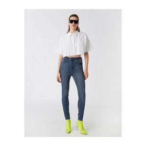 Koton Slim Fit Extra High Waisted Jeans - Taylor Jean obraz