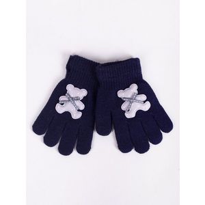 Yoclub Kids's Gloves RED-0235G-AA5B-001 Navy Blue obraz