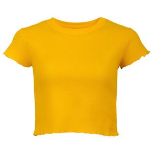 Žluté dámské tričko NAX Reisa obraz