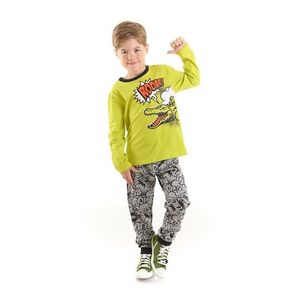mshb&g Roar Krokodýlí Chlapecká Tričko a Kalhoty Set obraz