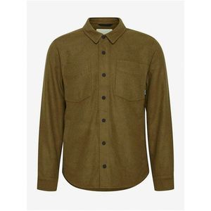 Khaki lehká košilová bunda Blend - Pánské obraz