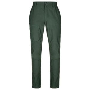 Pánské outdoorové kalhoty Kilpi JASPER-M tmavě zelené obraz