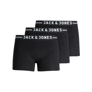 3PACK pánské boxerky Jack and Jones černé obraz