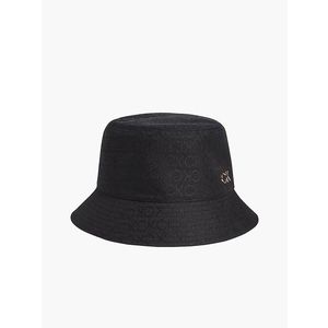 Černý dámský vzorovaný klobouk Calvin Klein obraz