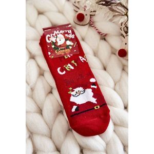 Dětské vánoční ponožky Svatý Mikuláš Cosas červeno-zelený obraz
