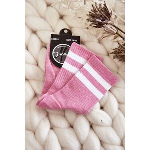 Mládež bavlněné sportovní ponožky Růžové obraz