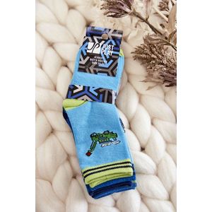 Dětské bavlněné ponožky se vzory 5-balení vícebarevné obraz