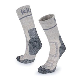 Světle šedé pánské portovní ponožky Kilpi STEYR obraz