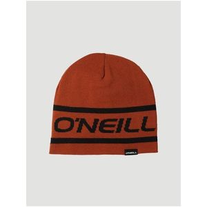 ONeill Oranžová pánská vzorovaná oboustranná zimní čepice O'Neill Reversi - Pánské obraz