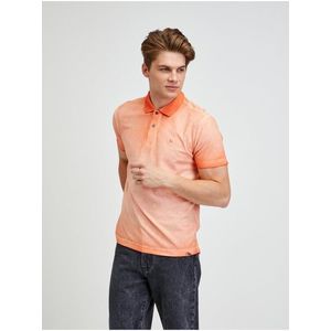 Oranžové pánské polo tričko LERROS - Pánské obraz
