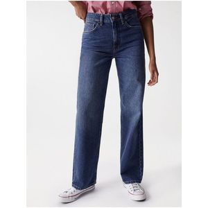 Modré dámské straight fit džíny Salsa Jeans True - Dámské obraz