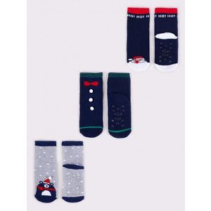 Dětské vánoční froté ponožky Yoclub Kids, balení 3 kusy, SKF-X001U-AA0D-0002 obraz