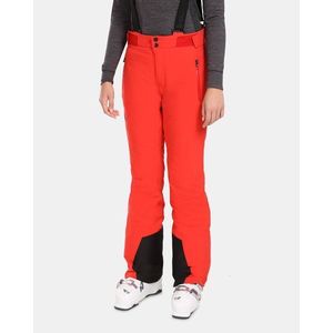 Červené dámské lyžařské kalhoty Kilpi RAVEL obraz