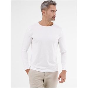 Bílé pánské basic tričko LERROS obraz