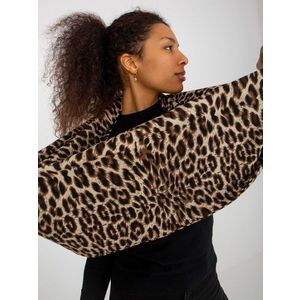 Dámský béžový leopardí šátek obraz