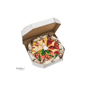 Rainbow Socks Pizza 4 páry Havajská Pepperoni italština obraz