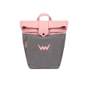 Růžovo-šedý dámský městský batoh VUCH Dammit Pink obraz