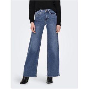 Modré dámské široké džíny ONLY Madison - Dámské obraz