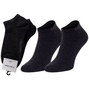 Sada dvou párů dámských ponožek v tmavě šedé barvě Calvin Klein Un - Dámské obraz