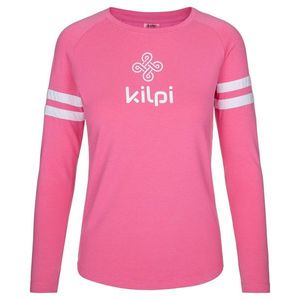 Dámské bavlněné tričko s dlouhým rukávem Kilpi MAGPIES-W RŮŽOVÁ obraz