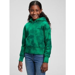 Zelená holčičí mikina hoodie batika GAP obraz