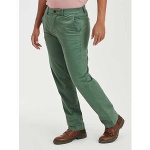 Zelené pánské kalhoty modern khakis straight fit GAP GapFlex obraz