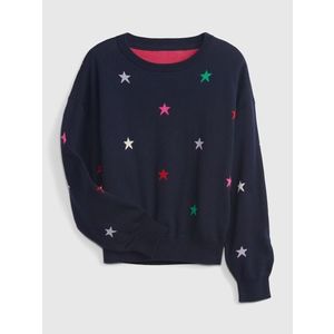 GAP Dětský pletený svetr hvězdičky - Holky obraz