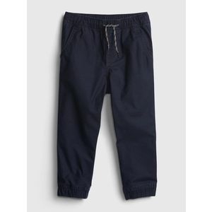 Modré dětské natahovací kalhoty GAP jogger obraz
