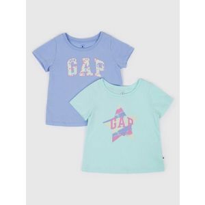 Barevná holčičí trička logo GAP, 2ks obraz