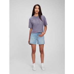 Fialové holčičí tričko GAP Teen z organické bavlny obraz