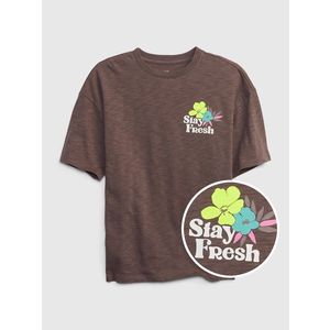 GAP Dětské tričko s potiskem Stay Fresh - Kluci obraz