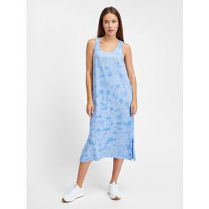 Modré dámské batikované midi šaty GAP obraz