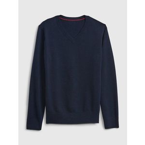 Tmavě modrý klučičí svetr z organické bavlny GAP obraz