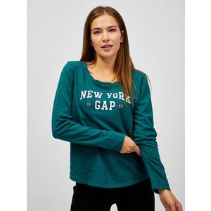 Zelené tričko New York GAP organic obraz