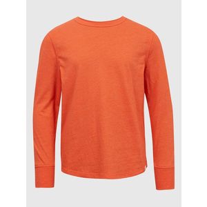 Oranžové klučičí tričko s dlouhým rukávem GAP obraz