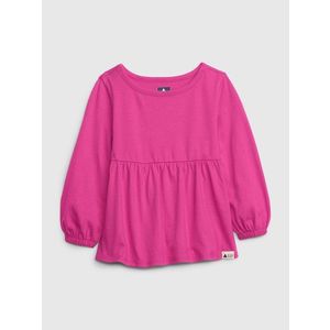Tmavě růžové holčičí tričko GAP obraz