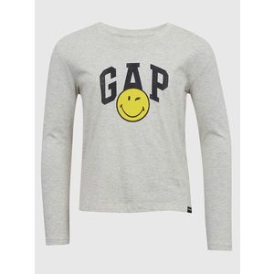 Světle šedé holčičí tričko GAP & Smiley® obraz