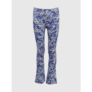 Bílo-modré holčičí květované kalhoty GAP obraz