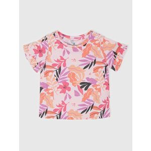 Růžové holčičí tričko květované GAP obraz