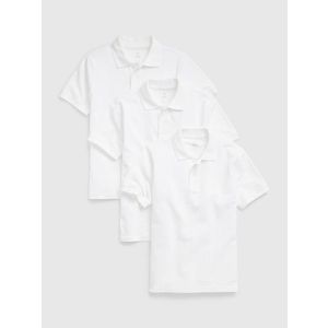 GAP Dětská polo trička uniform organic, 3ks - Kluci obraz