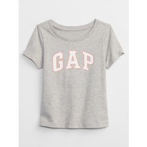 Šedé dívčí tričko s logem GAP obraz