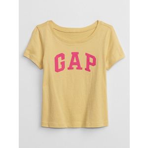 Žluté dívčí tričko s logem GAP obraz