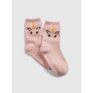 Růžové holčičí vzorované ponožky GAP obraz