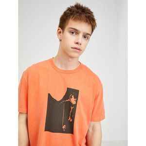 Oranžové pánské tričko Diesel - Pánské obraz
