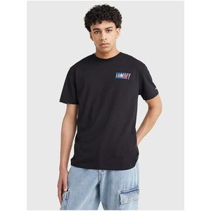 Černé pánské tričko Tommy Jeans - Pánské obraz