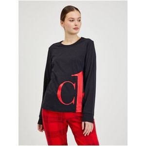 Černé dámské tričko na spaní Calvin Klein Underwear obraz