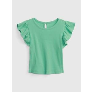 Zelené holčičí tričko s volány GAP obraz